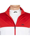 Banks mid layer zip-up jacket cherry white - J.LINDEBERG - BALAAN 9