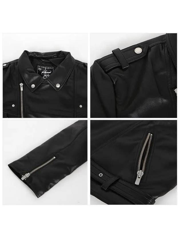 JACK95 S24 BLACK biker jacket - Y/PROJECT - BALAAN 4