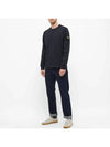 Wappen Patch Crew Neck Sweatshirt Navy - STONE ISLAND - BALAAN 5