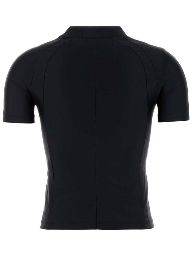 Logo Short Sleeve T-Shirt Black - ALEXANDER WANG - BALAAN 3