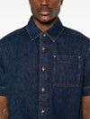 Gil Short Sleeve Shirt Stonewashed Indigo - A.P.C. - BALAAN 5