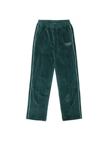 Sporty&Lee SR SPORT VELOUR TRACK PantsS Gray SW751 Sports Velor Track Pants - SPORTY & RICH - BALAAN 1
