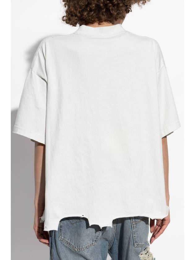 Balenciaga T-shirt With Logo, Women's, White - BALENCIAGA - BALAAN 4