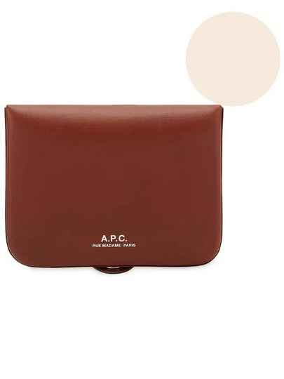 Josh Leather Coin Wallet Hazelnut - A.P.C. - BALAAN 2