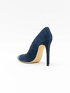 Women's Denim Chrystal High Heel Shoes SW022188 - PHILIPP PLEIN - BALAAN 4