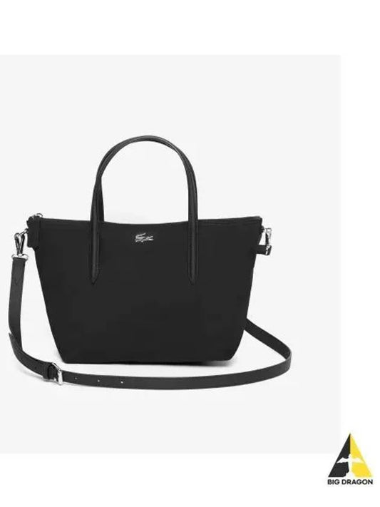 Women s Easy IZZIE Tote Crossbody Bag Black - LACOSTE - BALAAN 1