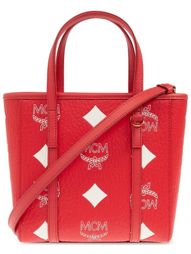 MCM Toni Mini Tote Bag, Women's, Red - MCM - BALAAN 1