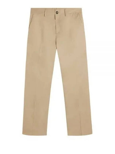 Dropper Light Cotton Straight Pants Safari Beige - J.LINDEBERG - BALAAN 2