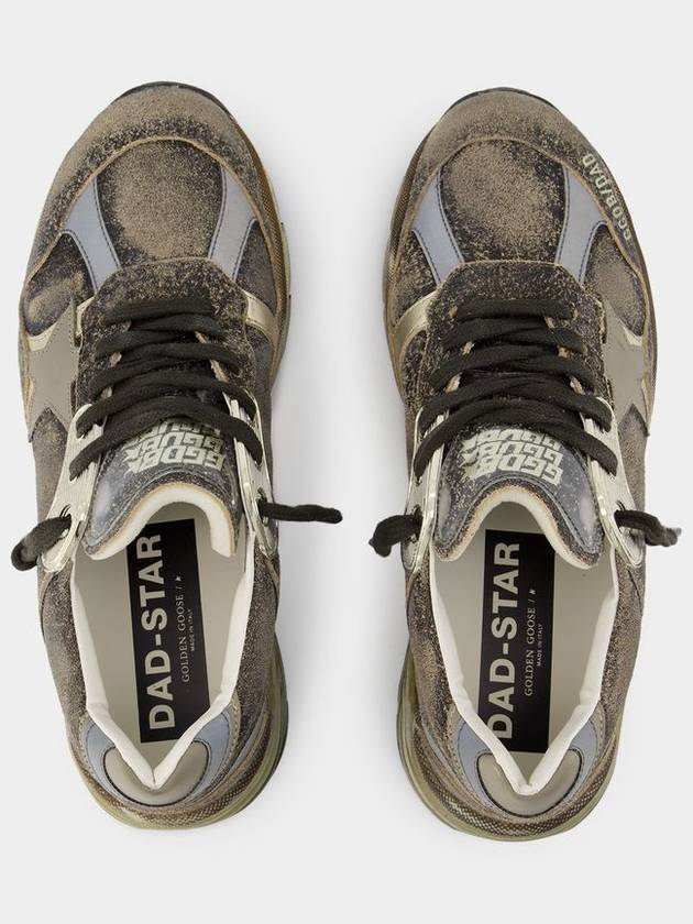 Running Dad Sneakers - Golden Goose Deluxe Brand - Leather - Khaki - GOLDEN GOOSE - BALAAN 4