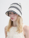 Joli Linen Bonnet Ivory - BROWN HAT - BALAAN 1