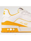 Women's LV Trainer Low Top Sneakers Yellow - LOUIS VUITTON - BALAAN 4