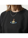 ORB Logo Crewneck Sweatshirt Black - VIVIENNE WESTWOOD - BALAAN 3