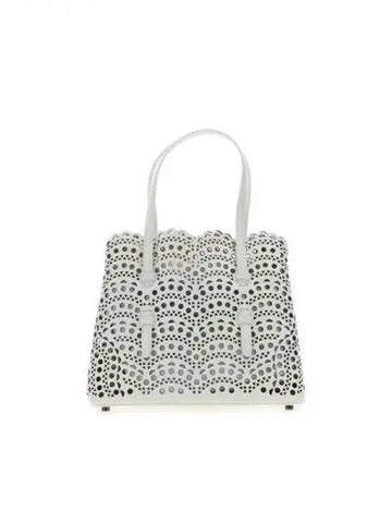 Mina 25 leather small tote bag - ALAIA - BALAAN 1