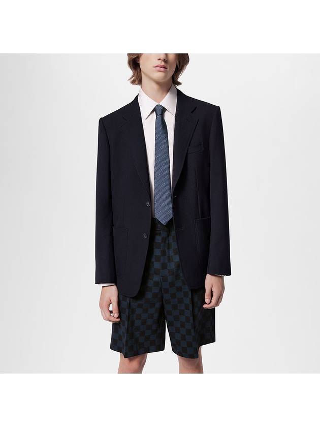 Monogram Diagonal Tie Navy - LOUIS VUITTON - BALAAN 6