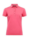 Women's Tour Tech Golf Polo PK Shirt Pink - J.LINDEBERG - BALAAN 2