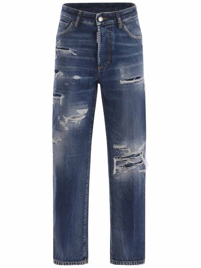 Denim Straight Pants S75LB0869 S30309470 DENIM - DSQUARED2 - BALAAN 2