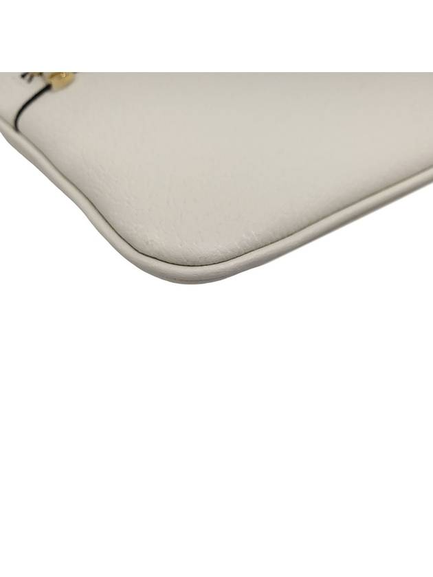 Women s 517551 White Leather Ophidia Clutch Bag - GUCCI - BALAAN 7