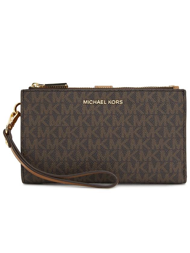 Jet Set Canvas Long Wallet Brown - MICHAEL KORS - BALAAN 2