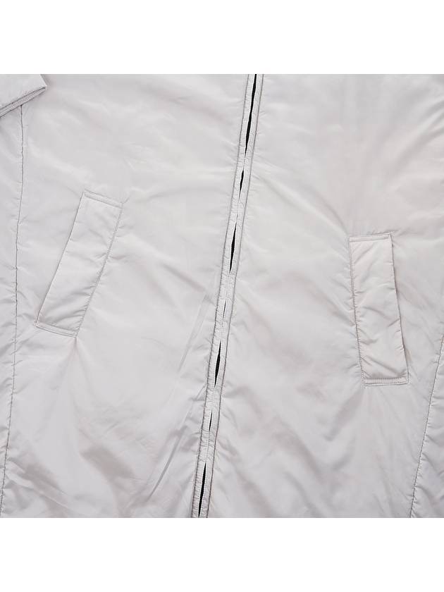 Women's GreenT Technical Canvas Zipper Hooded Jacket White - MAX MARA - BALAAN.