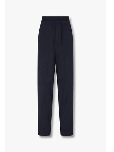 Men s Tapered Wool Banding Pants Navy - GIORGIO ARMANI - BALAAN 1