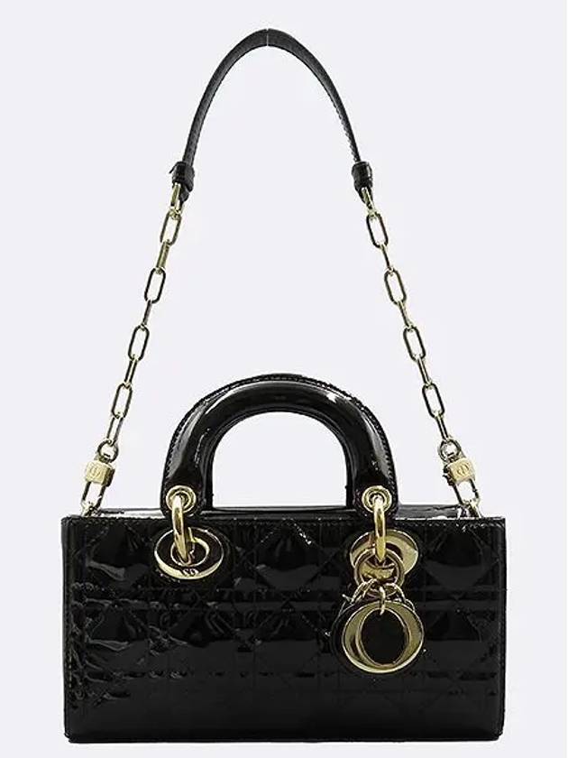 M0613OWCB M900 Black Patent LADY D JOY Small Tote Bag Shoulder Strap 2WAY - DIOR - BALAAN 2