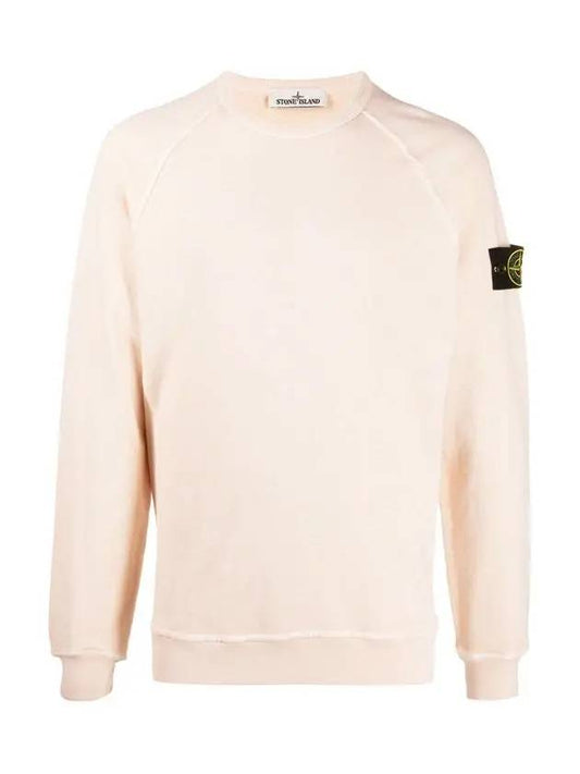 Wappen Patch Round Sweatshirt Ivory Pink - STONE ISLAND - BALAAN 2