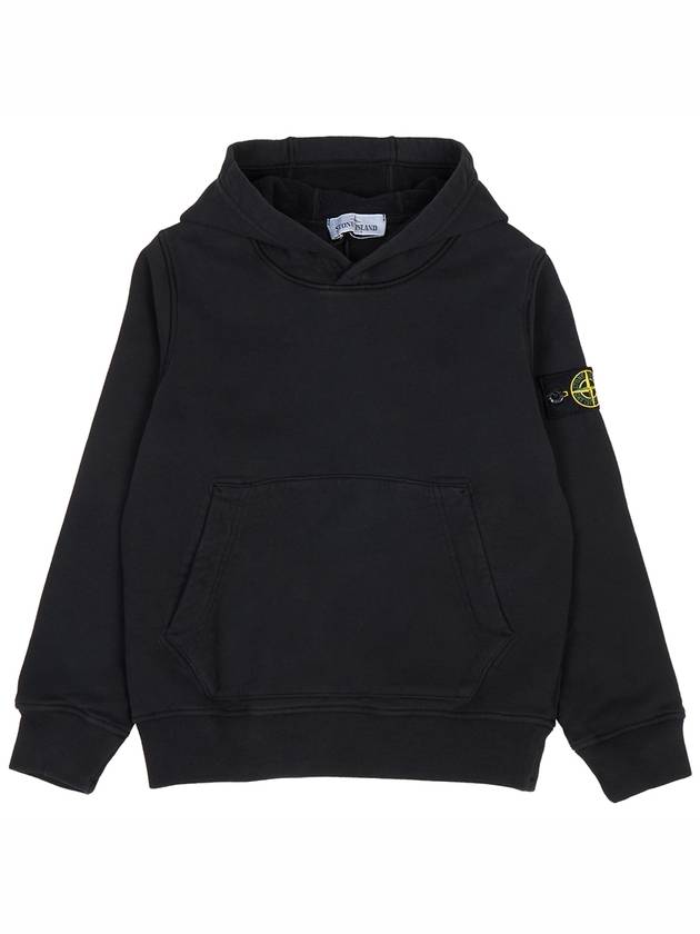 Compass Logo Patch Hoodie Black - STONE ISLAND - BALAAN 2