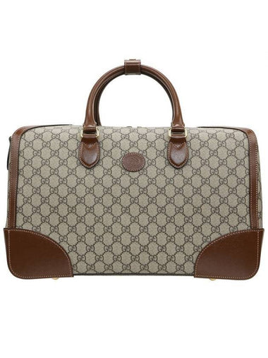 Interlocking G Duffel Bag Brown - GUCCI - BALAAN 1