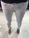 Women's back pocket double zipper white jeans 75LA0499 - DSQUARED2 - BALAAN 3