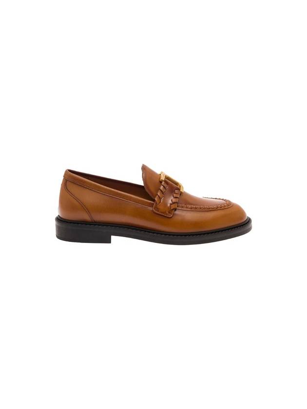 Marcie Calfskin Loafers Brown - CHLOE - BALAAN 1