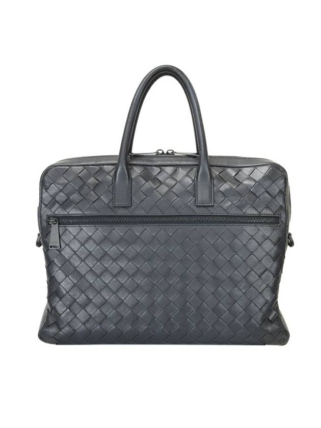 Intrecciato Weave Briefcase Black - BOTTEGA VENETA - BALAAN 1