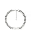 Couture Chain Link Necklace Silver - DIOR - BALAAN 2