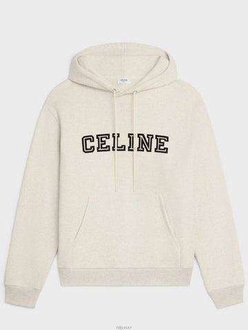 loose hoodie cotton fleece - CELINE - BALAAN 1