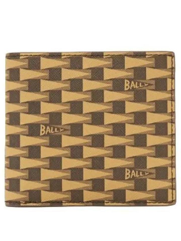 Men s Half Wallet PNT BIFOLD 8CC 8I4 - BALLY - BALAAN 1