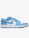 W Jordan 1 Low UNC University Blue Light Blue AO9944 441 - JORDAN - BALAAN 1