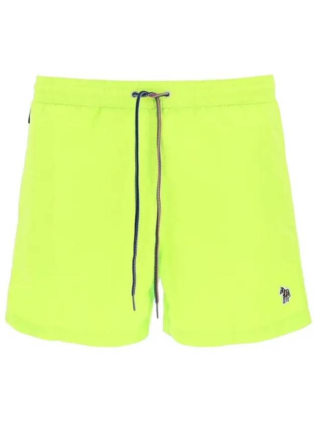 Men's Zebra Logo Swim Shorts Bottle Green - PAUL SMITH - BALAAN 2