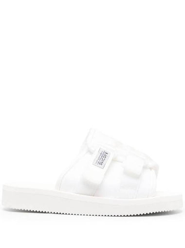 'Kaw-Cab' White Sandals With Velcro Fastening In Nylon Woman Suicoke - SUICOKE - BALAAN 1