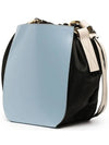 Gusset Shoulder Bucket Bag Blue - MARNI - BALAAN 4