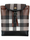 Check Mini Backpack Dark Brown - BURBERRY - BALAAN 3