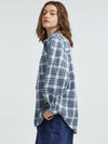 Summer Check Shirt Navy - MANAVIS7 - BALAAN 2