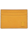 TB Grainy Leather Card Wallet Marigold - BURBERRY - BALAAN 3