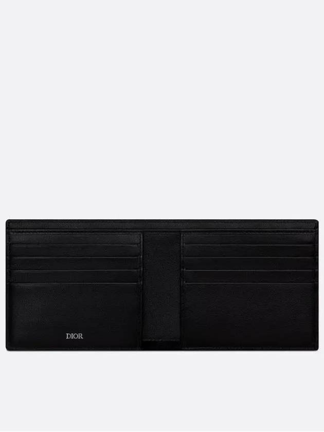 CD Diamond Canvas Half Wallet Black - DIOR - BALAAN 3