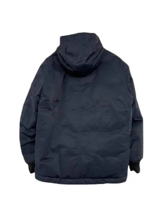 Opaque Nylon Twill Down Padded Navy - STONE ISLAND - BALAAN 5