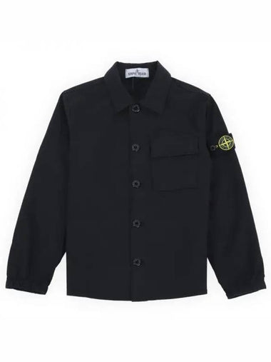 Stone Kids Waffen Patch Front Pocket Shirt Jacket 10A12A 781610511 V0020 271536 1101368 - STONE ISLAND - BALAAN 1