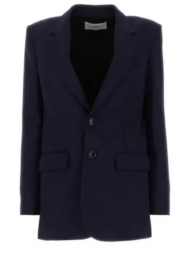 2 Button Blazer Jacket Nautic Blue - AMI - BALAAN 2