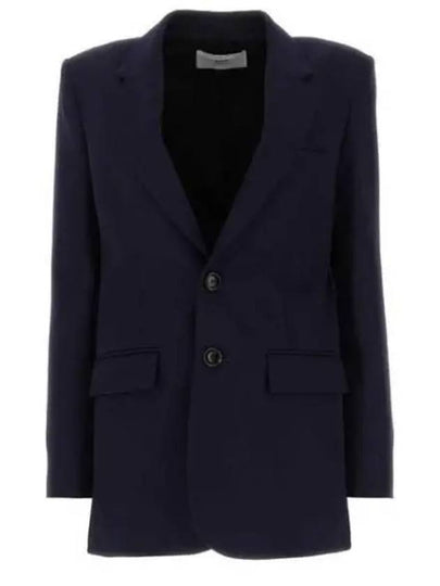 2 Button Blazer Jacket Nautic Blue - AMI - BALAAN 2