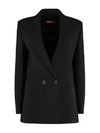 Matassa Wool Blazer Jacket Black - MAX MARA - BALAAN.