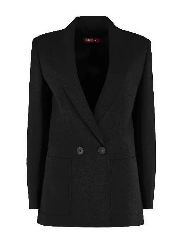 Matassa Wool Blazer Jacket Black - MAX MARA - BALAAN 3