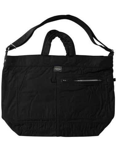 Mile 2 Way Tote Bag Black - PORTER YOSHIDA - BALAAN 1