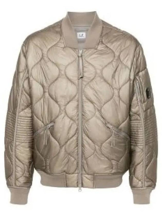 Liner Padded Bomber Jacket Beige - CP COMPANY - BALAAN 2